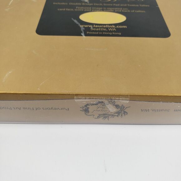 LAUREL LINK Bridge PLAYING CARDS DOUBLE DECK TEE TIME GOLF THEME NEW SEALED - Picture 13 of 16